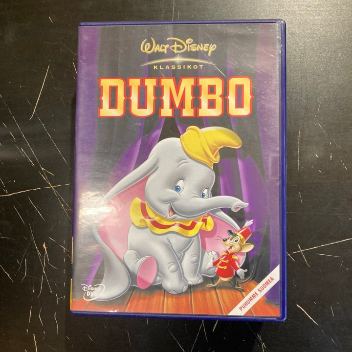 Dumbo DVD (VG/VG+) -animaatio-